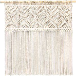 Urban Outfitters Boho Woven Fringe Large Macrame Wall Hanging 36"x34"